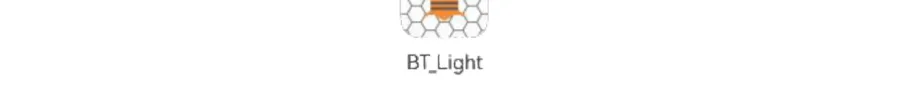 אייקון האפליקציה BT_Light על מסך הטלפון
