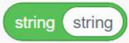 הבלוק string — יצירת מחרוזת קבועה