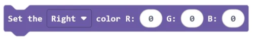 אבן Set the ... color R G B